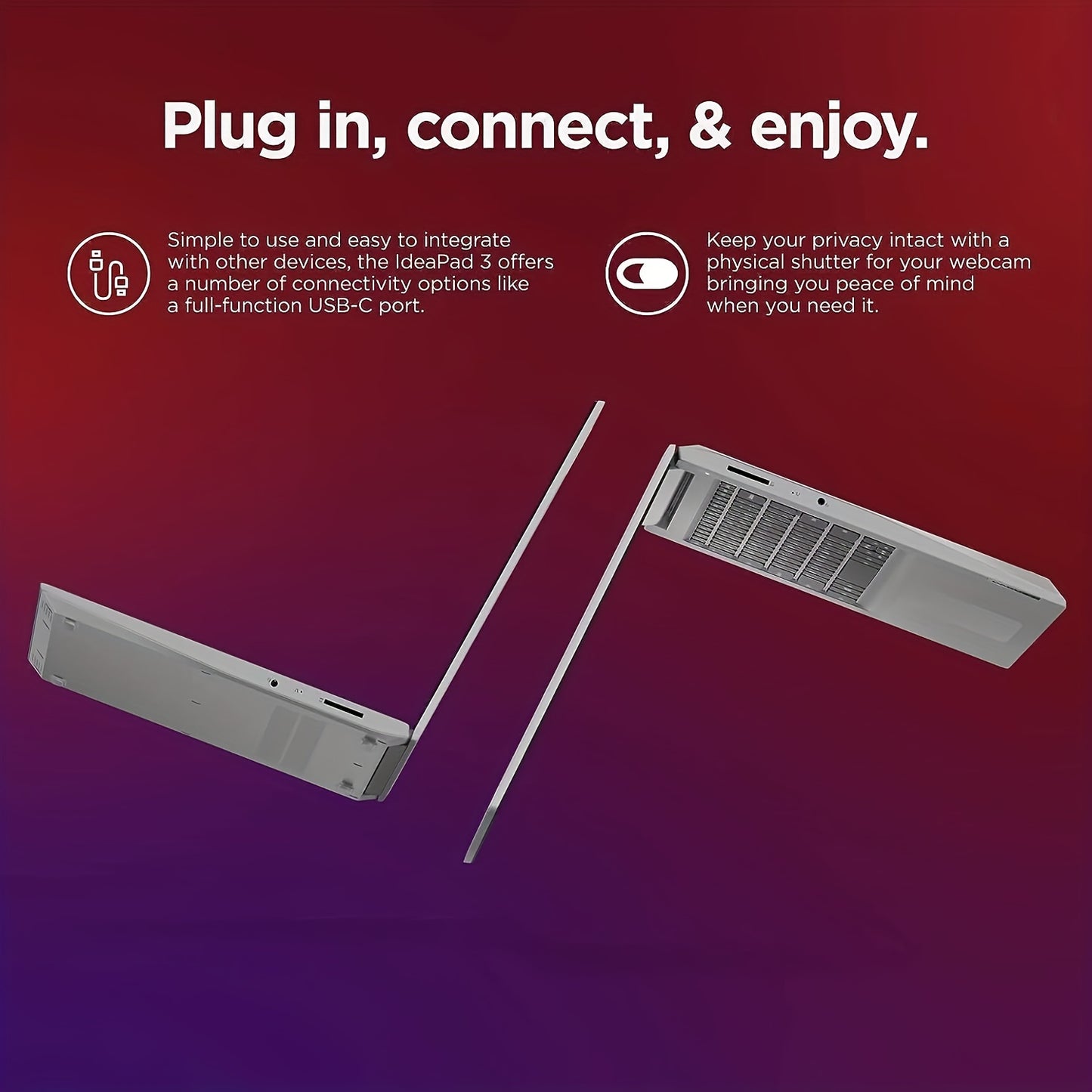 Lenovo 2024 Newest Ideapad 3i Laptop, 14" FHD Display, Intel Core i3-1115G4, 12GB RAM, 512GB SSD, Intel UHD Graphics, Bluetooth, WiFi, Webcam, HDTV, for Student & Business, Windows 11 S, Laptop Stand