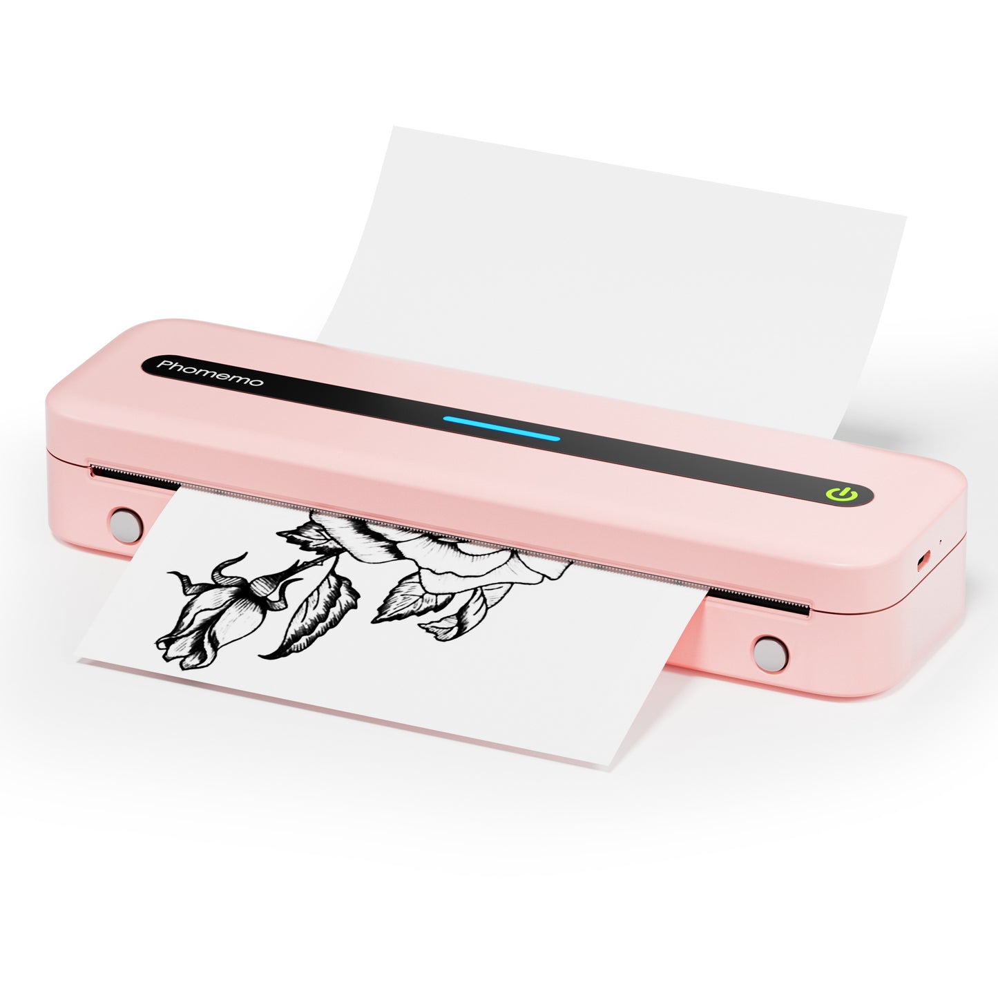 1pc Phomemo M832 Portable Printers Wireless For Travel, Upgrade BT Thermal Printer, No Ink Printer Support 21.59cm X 27.94cm Letter & A4 Thermal Roll Paper, Compatible With Phone & Laptop, 300DPI