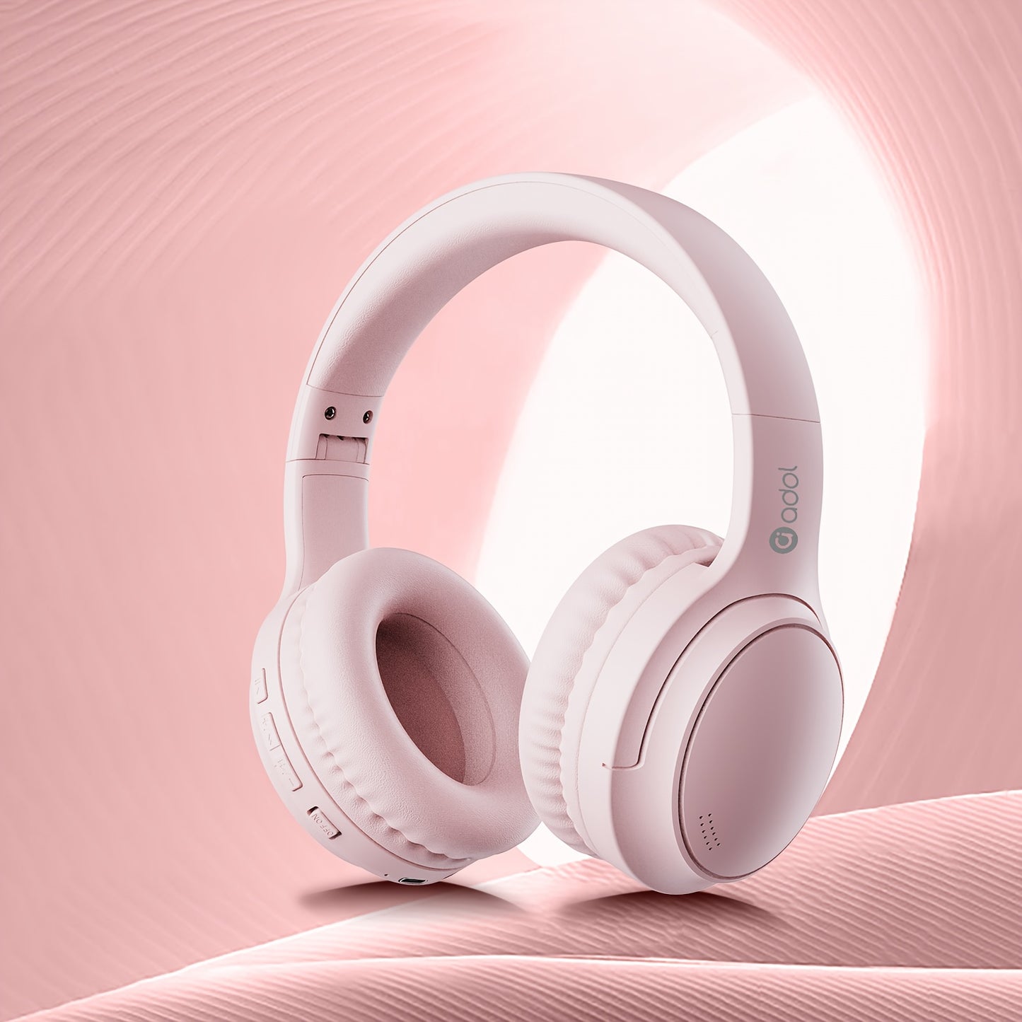 ASUS Active Noise Cancelling Wireless Over-Ear Headphones, Built-in Microphone, Long Battery Life with 1000mAh, Foldable & Adjustable Design, Suitable for Gaming/Music/Movies