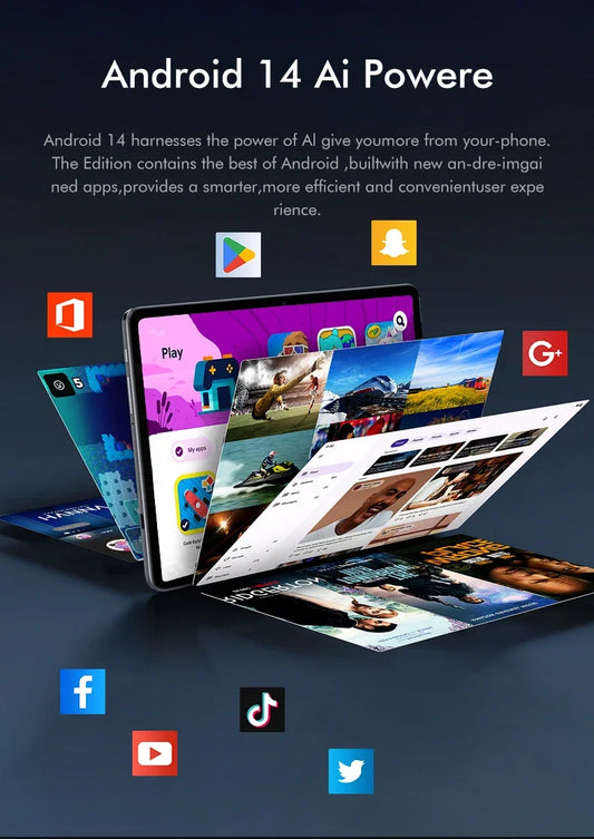 2025 Pad 7 Pro Ultra Latest Global First Tablet New Android 14 Snapdragon 8Gen3 11 inch Soft Light Screen WiFi GPS WPS 5G PC