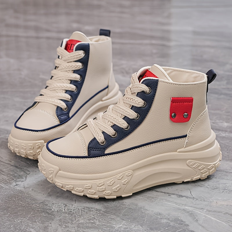 Spring New Thick-Soled Women's Sports Shoes - Versatile and Comfortable Casual Sneakers