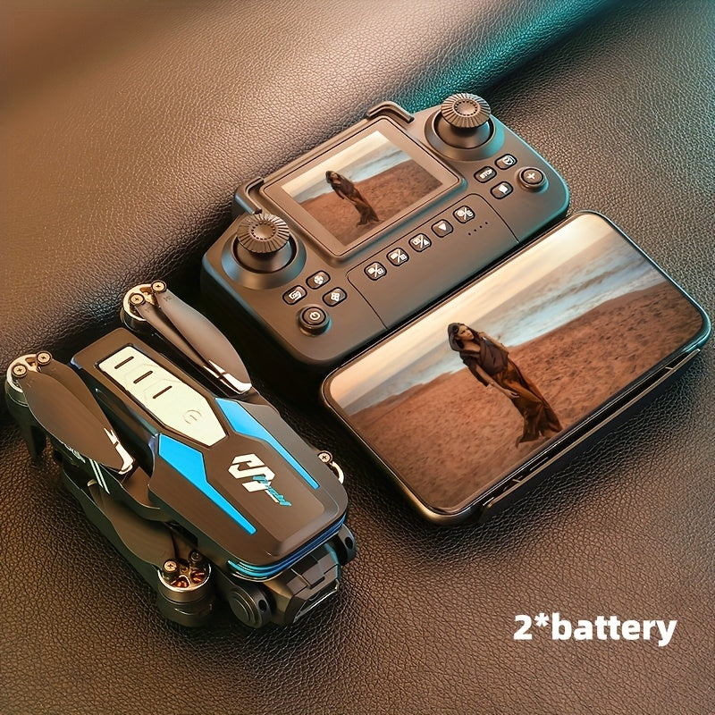 FACEGLE LU80 FPV Drone with Dual & Screen Remote Control, Obstacle Avoidance, One-Click Takeoff/Landing, Brushed Motor RC Quadcopter for flyers, - for outdoor FPV Racing & Camping (Compatible with)