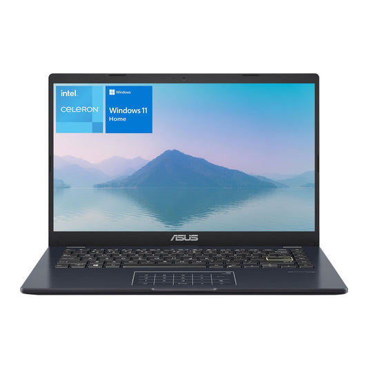 ASUS Laptop, 14" FHD Display, Intel Celeron N4500, 4GB Memory, 64GB eMMC, Touchpad, Webcam, Wi-Fi, Windows 11 Home, Quiet Blue