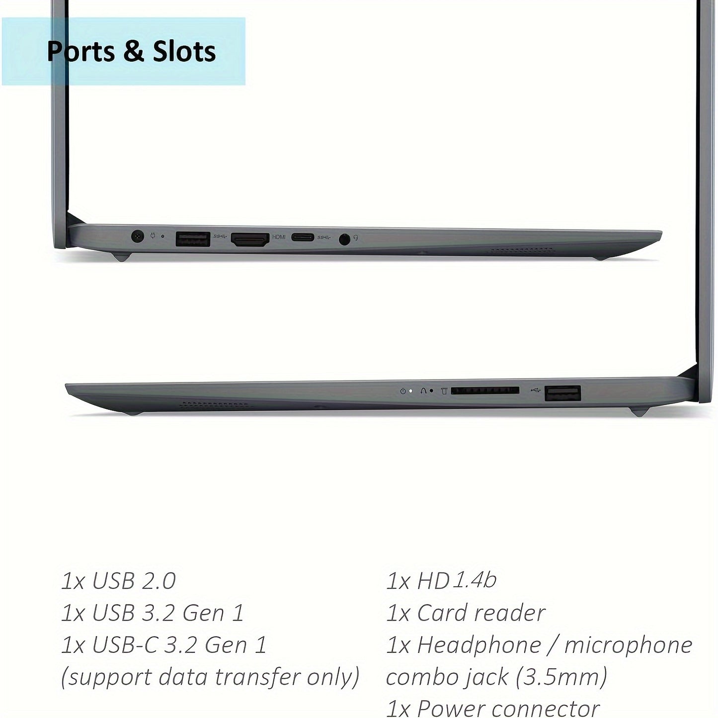 Lenovo IdeaPad 1i Laptop For Business - 15.6" FHD Display, Intel Core I5-1235U (up To 4.40 GHz), Up To 32GB RAM, Up To 2TB SSD, Intel Iris Xe Graphics, Webcam, WiFi 6, Windows 11 S, With Gming Mouse