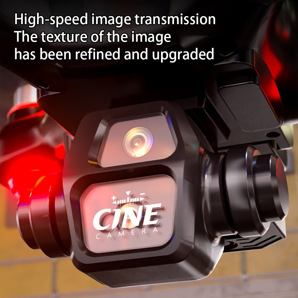 New F156 Dual-Camera Drone, Remote Control with Built-in Screen Display, Electric Adjustable Lens, Obstacle Avoidance, Flow Suspension, Brushless Motor Stable Flight, Real-time Video Transmission, 50x Zoom, Three-speed Adjust