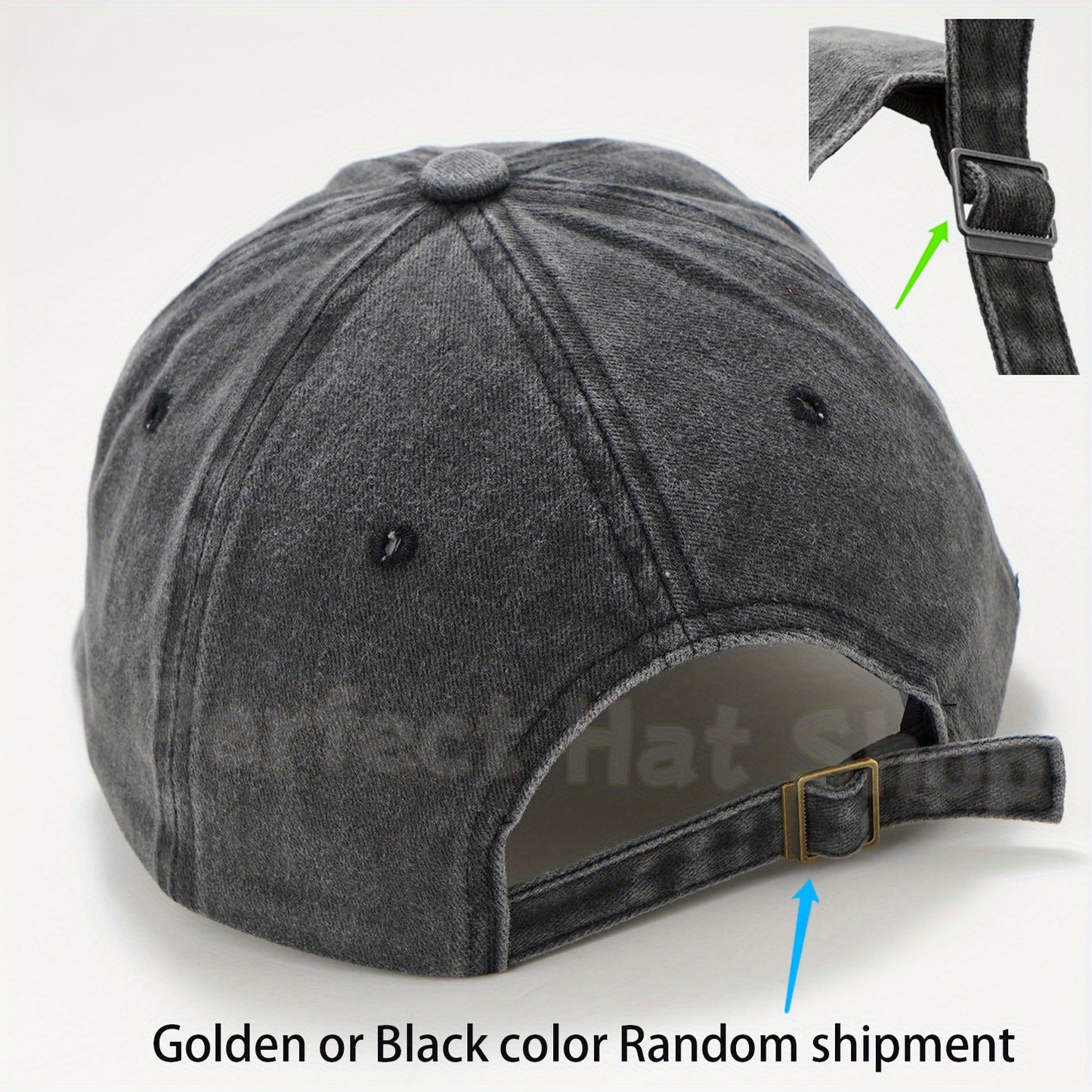 Patriotic Bald Eagle Military Print Baseball Cap - Adjustable Fit,, Machine Washable - Dark Blue with American Flag Design & "Eagle Motif" Patch