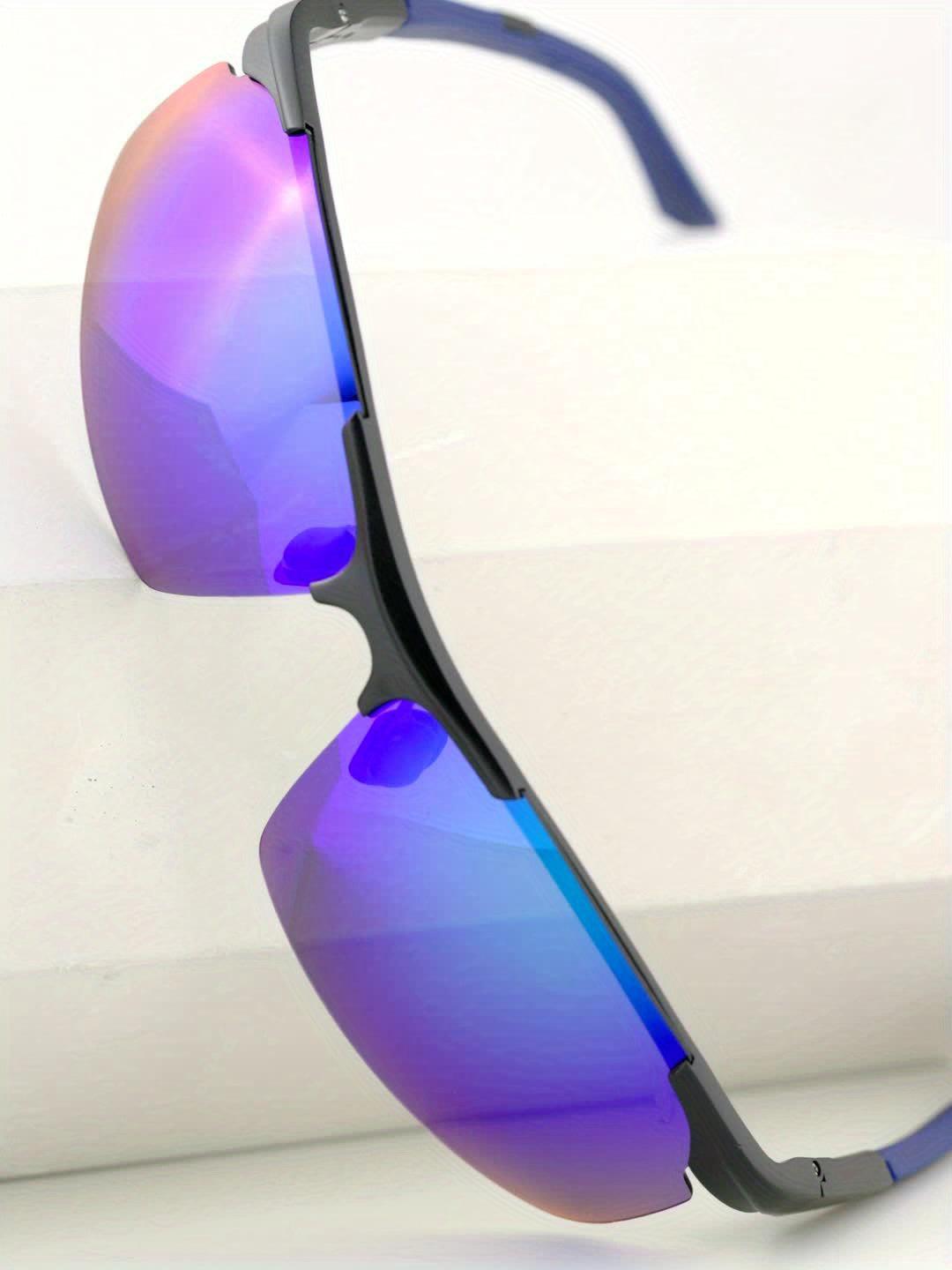 CookShark Men's Polarized Fashion Glasses - Wide Frame (>139mm) for Driving, Fishing & Hiking, Lightweight Durable Design with Protective Case, Casual Outdoor Travel Goggles, Sleek Construction, Quality Lenses