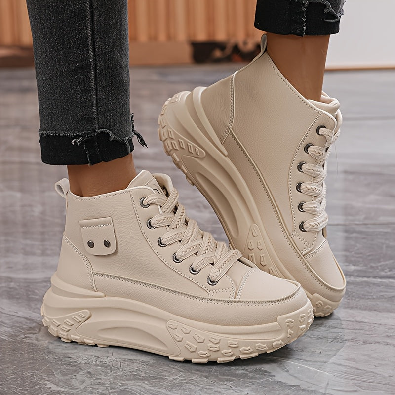 Spring New Thick-Soled Women's Sports Shoes - Versatile and Comfortable Casual Sneakers