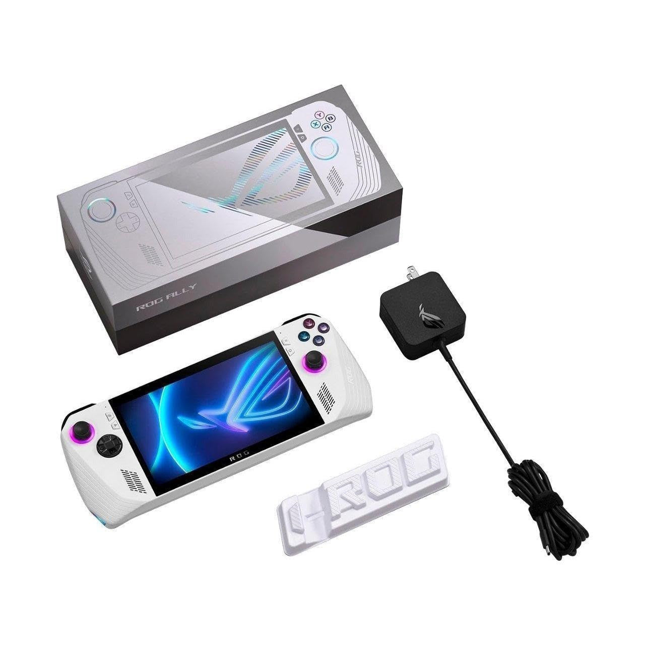 ASUS - ROG Ally 7" 120Hz FHD 1080p Gaming Handheld - AMD Ryzen Z1 Processor - 512GB - White