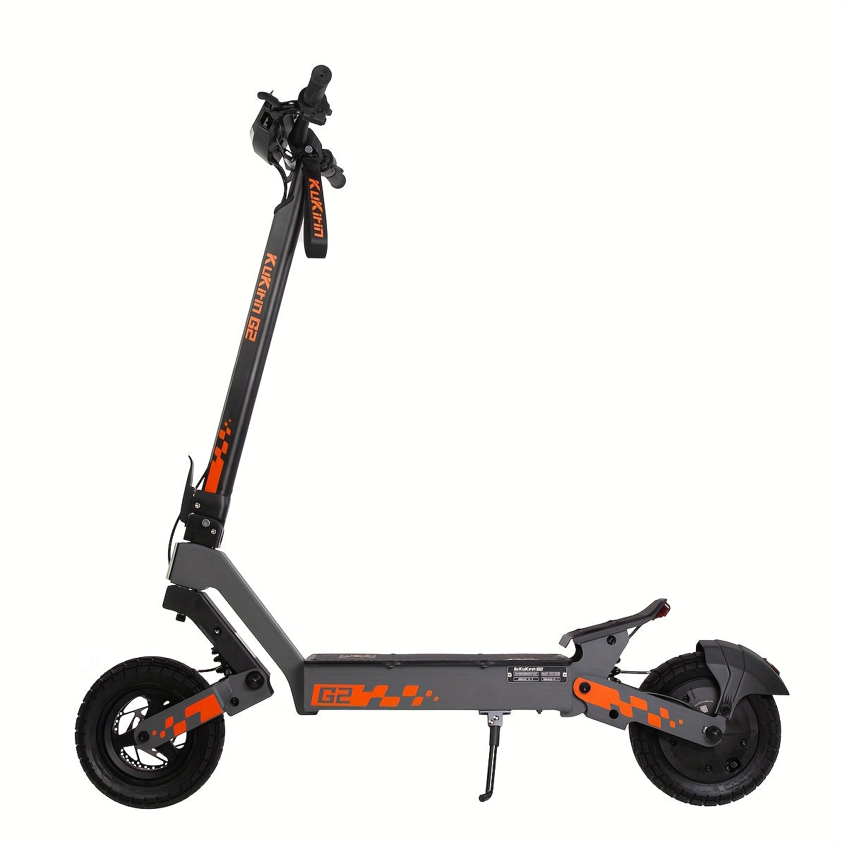 KuKirin G2 Electric Scooter for Adults - 55km Long Range, 48V 15.6Ah Removable Battery, Powerful Motor, Dual Suspension & 25.4cm All-Terrain Tires, Foldable with LCD Display, 3 Speed Modes, Front Brake System, 36V-100V Compat