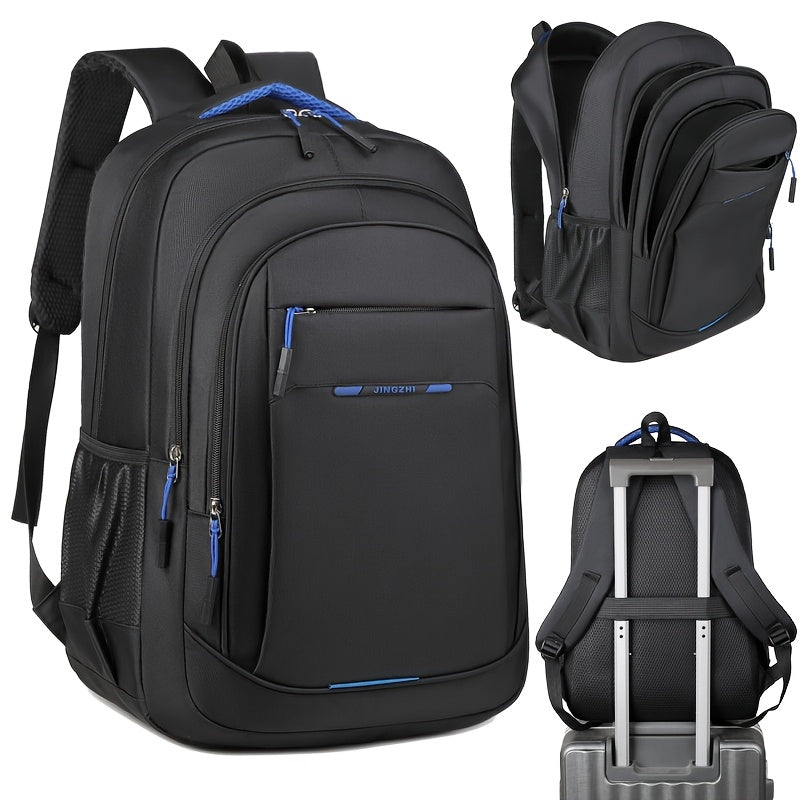 Durable Laptop Backpack with 17-Inch Laptop Compartment, Multiple Pockets & Adjustable Straps - Spacious Interior for Business & Travel, 48cm Long, 32cm Wide, Laptop Backpack, Travel Backpack, Sleek Backpack