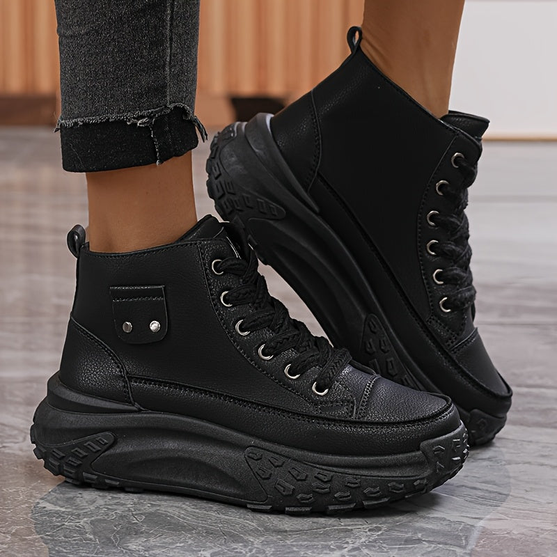 Spring New Thick-Soled Women's Sports Shoes - Versatile and Comfortable Casual Sneakers