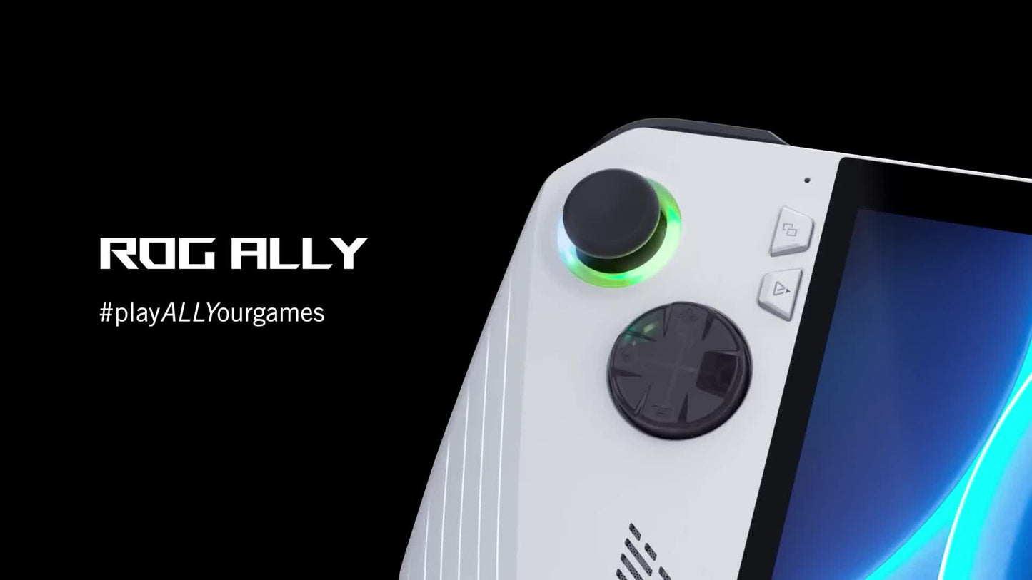 ASUS - ROG Ally 7" 120Hz FHD 1080p Gaming Handheld - AMD Ryzen Z1 Processor - 512GB - White