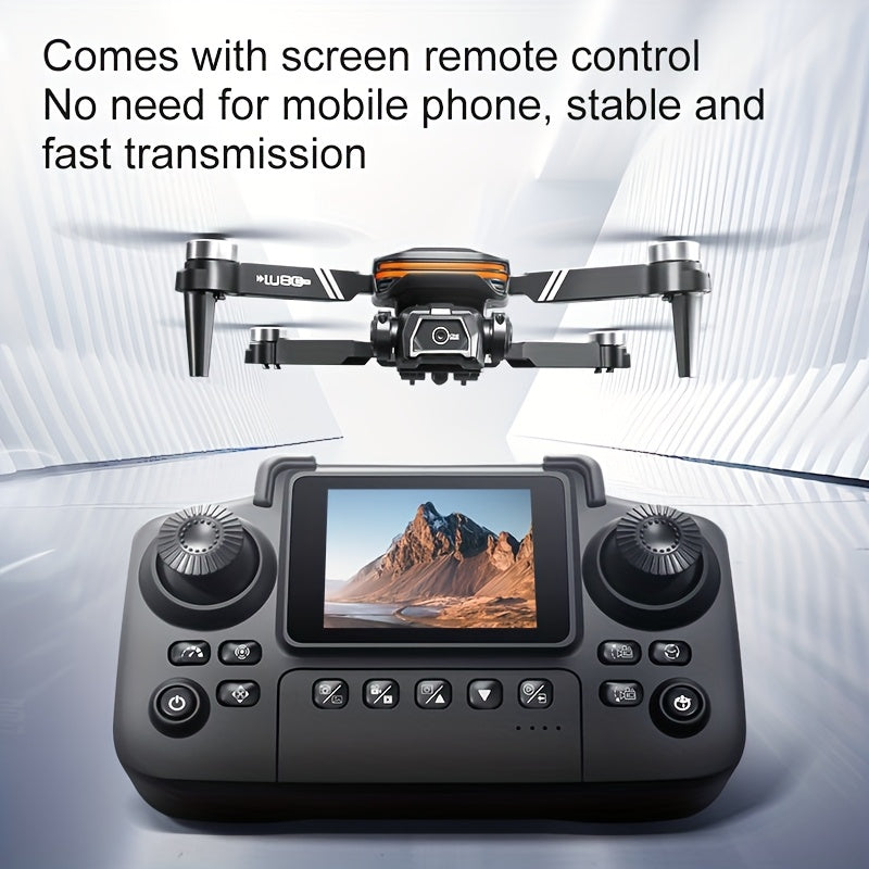 FACEGLE LU80 FPV Drone with Dual & Screen Remote Control, Obstacle Avoidance, One-Click Takeoff/Landing, Brushed Motor RC Quadcopter for flyers, - for outdoor FPV Racing & Camping (Compatible with)