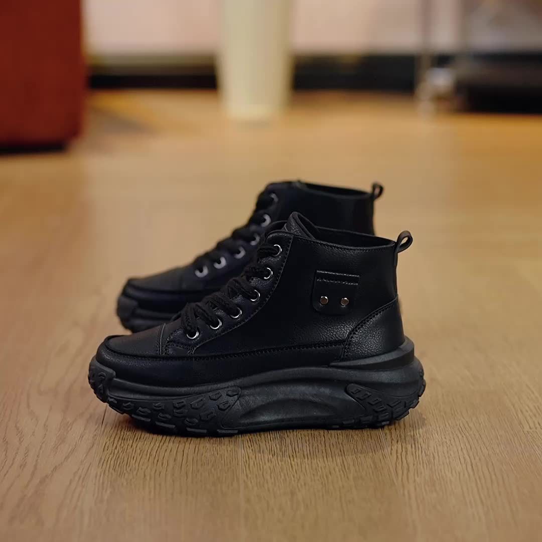 Spring New Thick-Soled Women's Sports Shoes - Versatile and Comfortable Casual Sneakers