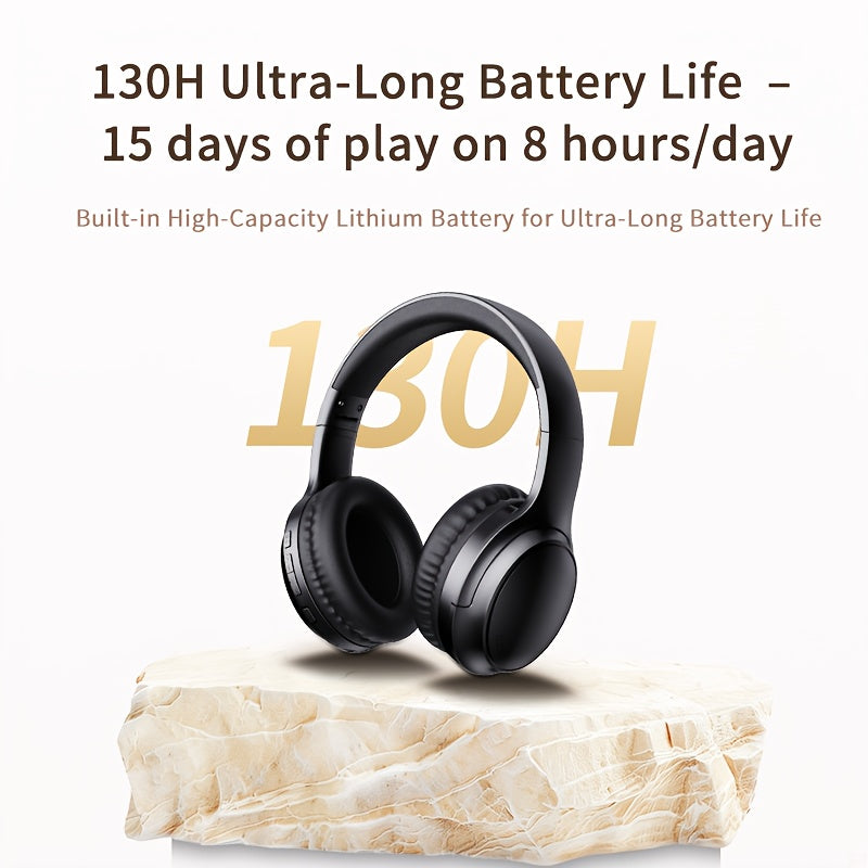 ASUS Active Noise Cancelling Wireless Over-Ear Headphones, Built-in Microphone, Long Battery Life with 1000mAh, Foldable & Adjustable Design, Suitable for Gaming/Music/Movies