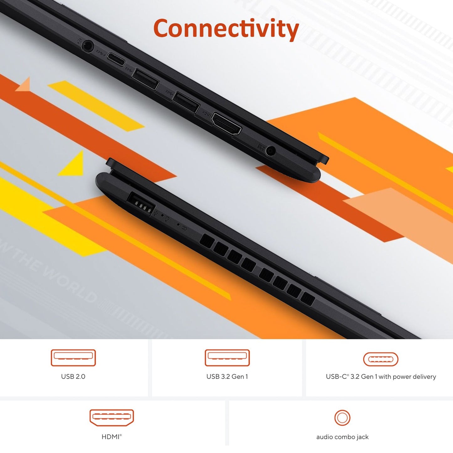 ASUS Vivobook 16 Laptop, 16" WUXGA Display, AMD Ryzen 7 7730U, AMD Radeon Graphics, 40GB RAM, 2TB PCIe SSD, Backlit Keyboard, Fingerprint Reader, Touchpad, Wi-Fi 6, Windows 11 Home, Black,