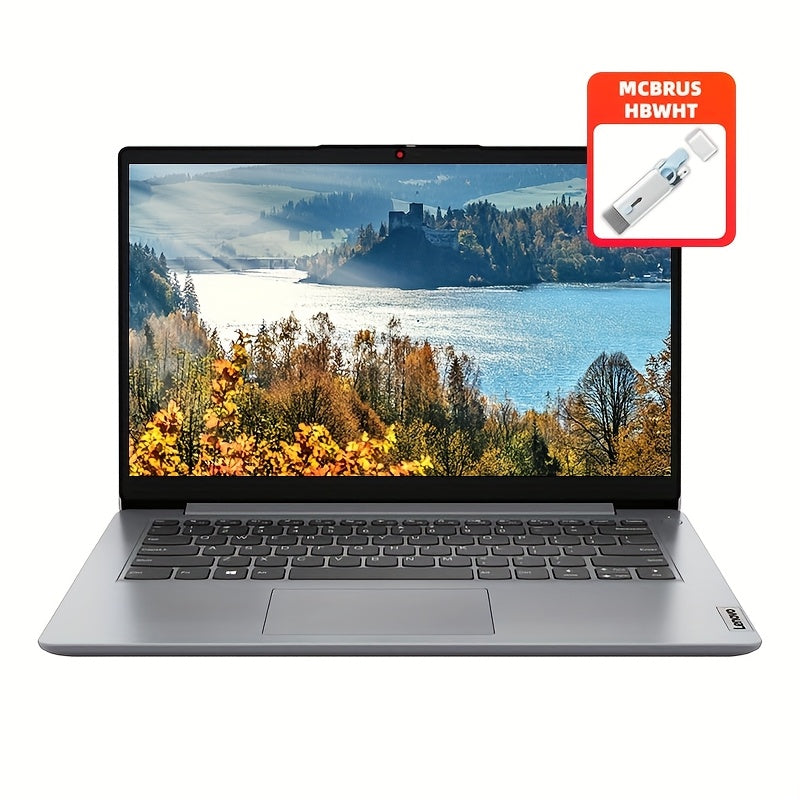 Lenovo IdeaPad 1 Business Laptop, 14-inch HD Display, Intel Celeron N4020, Intel UHD GPU, HD Webcam, Wi-Fi 6, Windows 11 S