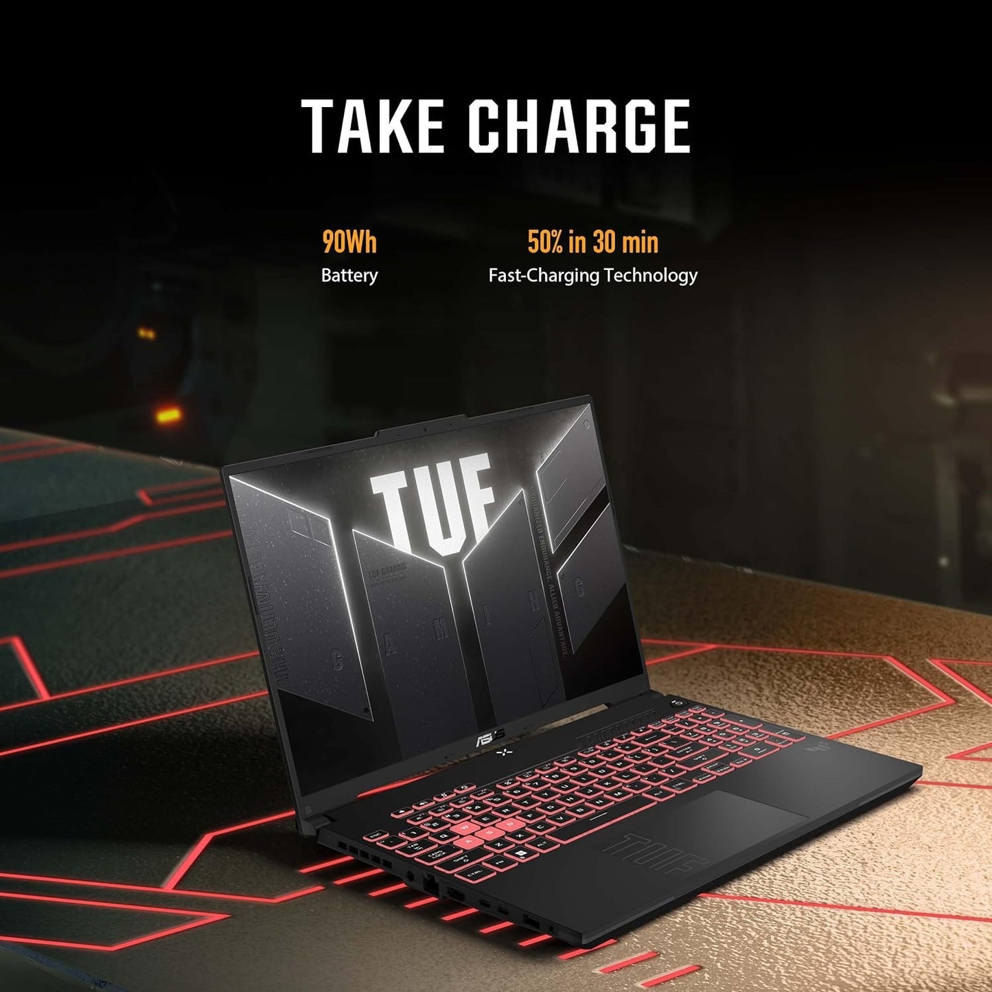ASUS TUF Gaming A16 Laptop, 16" FHD+ 165Hz Display, AMD Ryzen 9 7940HX, NVIDIA GeForce RTX 4060, 32GB DDR5, 1TB SSD, Backlit Keyboard, Wi-Fi 6, Windows 11 Home, Includes Cleaning Brush - High-Performance Gaming & Durability F