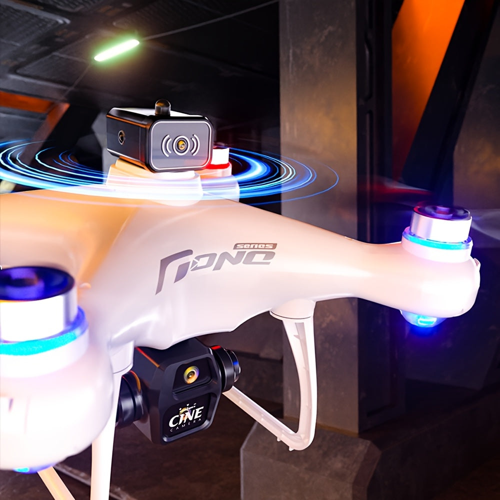 New F156 Dual-Camera Drone, Remote Control with Built-in Screen Display, Electric Adjustable Lens, Obstacle Avoidance, Flow Suspension, Brushless Motor Stable Flight, Real-time Video Transmission, 50x Zoom, Three-speed Adjust