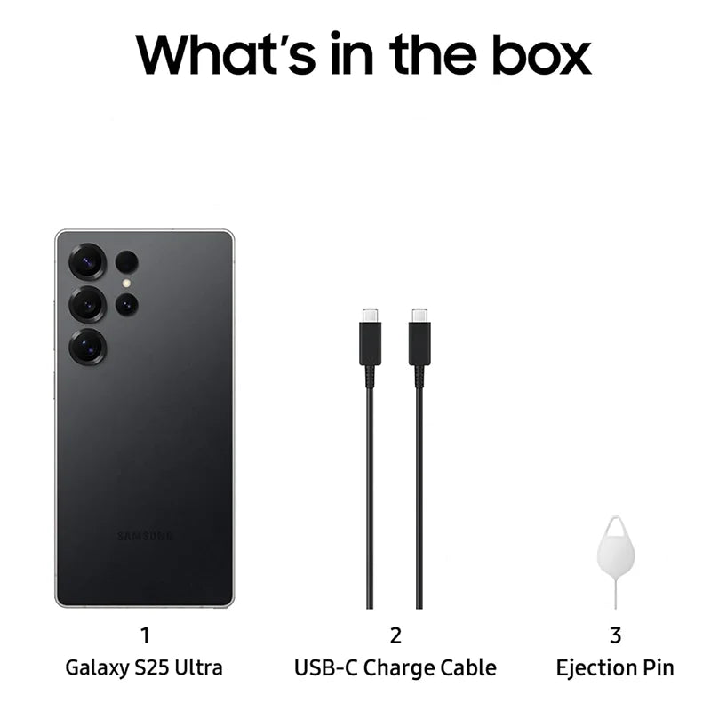EU Samsung Galaxy S25 Ultra 5G Smartphone Snapdragon 8 Elite 200MP Quad AI Camera 6.9"120Hz Dynamic LTPO AMOLED 2X Display