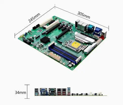 W680 Motherboard ATX SBC 12/13th Core i3/i5/i7/i9 LGA1700 Desktop Server CPU IPC Industrial Mainboard with COM LAN DDR ECC