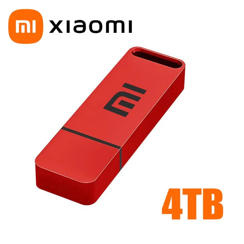 Xiaomi USB 3.2 16TB Flash Drive High Speed Transfer Metal Type C U Flash SSD Portable Mini Flash Drive Memory Waterproof U Drive