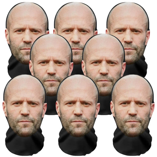 2025 New 3D Printed Mask Elastic Mesh Cosplay Headwear Hip Hop Fashion Full Face Mask For Men Women Balaclava Hood Hat Headgear