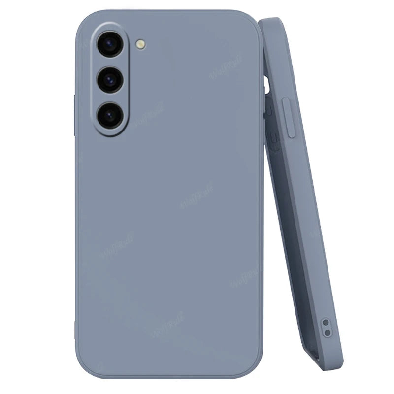 For Samsung S25 Case Cover Samsung Galaxy S25 Plus Capas Liquid Silicone Original TPU Shockproof Soft Fundas Samsung S25 Ultra