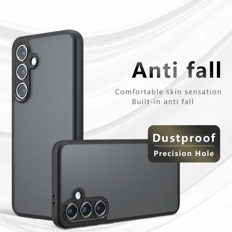 For Samsung Galaxy S24 Frosted Case Samsung Galaxy S24 Plus S24 Ultra Cover Coque Matte Transparent PC Back Fundas Samsung S24