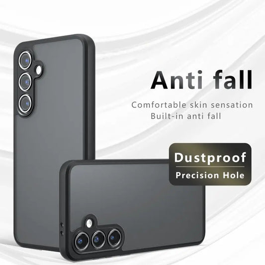 For Samsung Galaxy S24 Frosted Case Samsung Galaxy S24 Plus S24 Ultra Cover Coque Matte Transparent PC Back Fundas Samsung S24