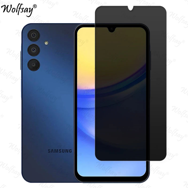 Privacy Screen Protector For Samsung Galaxy A15 5G Anti-Spy Tempered Glass Samsung A15 5G Camera Glass For Samsung A15 5G Glass