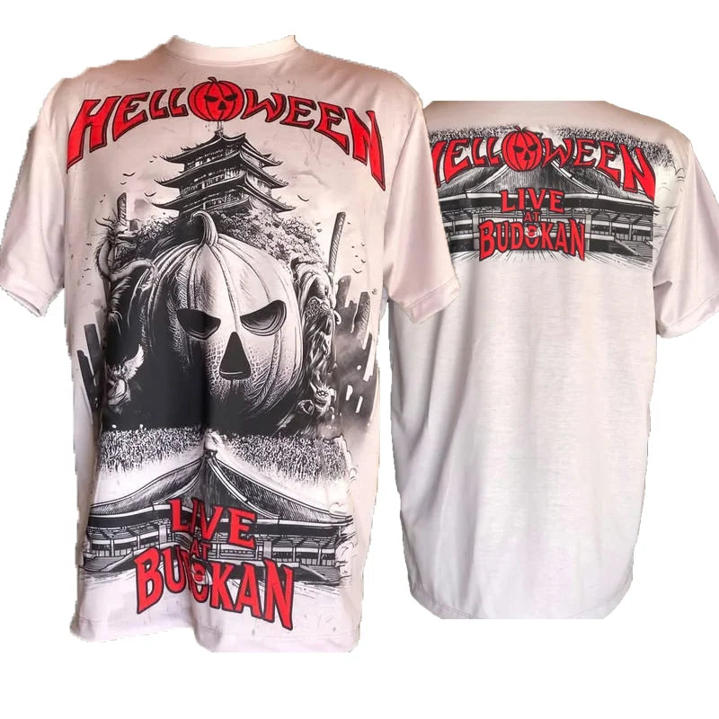 2025 Classic Rock Helloween T-shirts Male 3D Print Men Women Hip Hop Trend Short Sleeve Tshirt Street Loose Casual Oversized Top