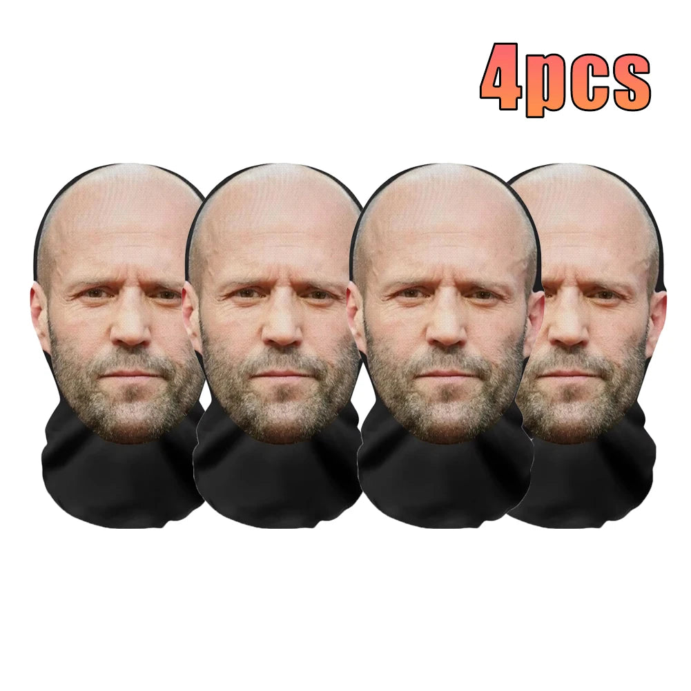 2025 New 3D Printed Mask Elastic Mesh Cosplay Headwear Hip Hop Fashion Full Face Mask For Men Women Balaclava Hood Hat Headgear