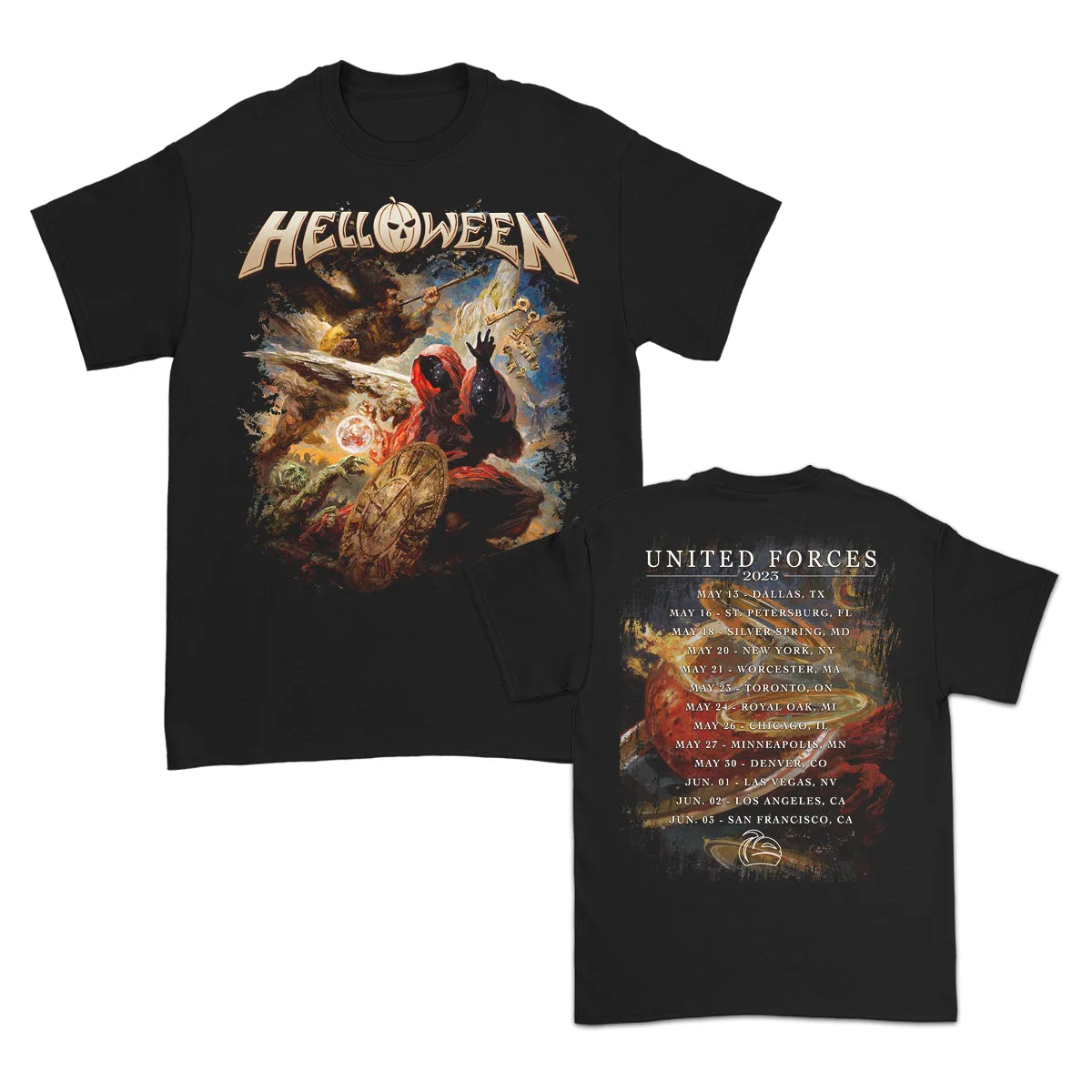 2025 Classic Rock Helloween T-shirts Male 3D Print Men Women Hip Hop Trend Short Sleeve Tshirt Street Loose Casual Oversized Top