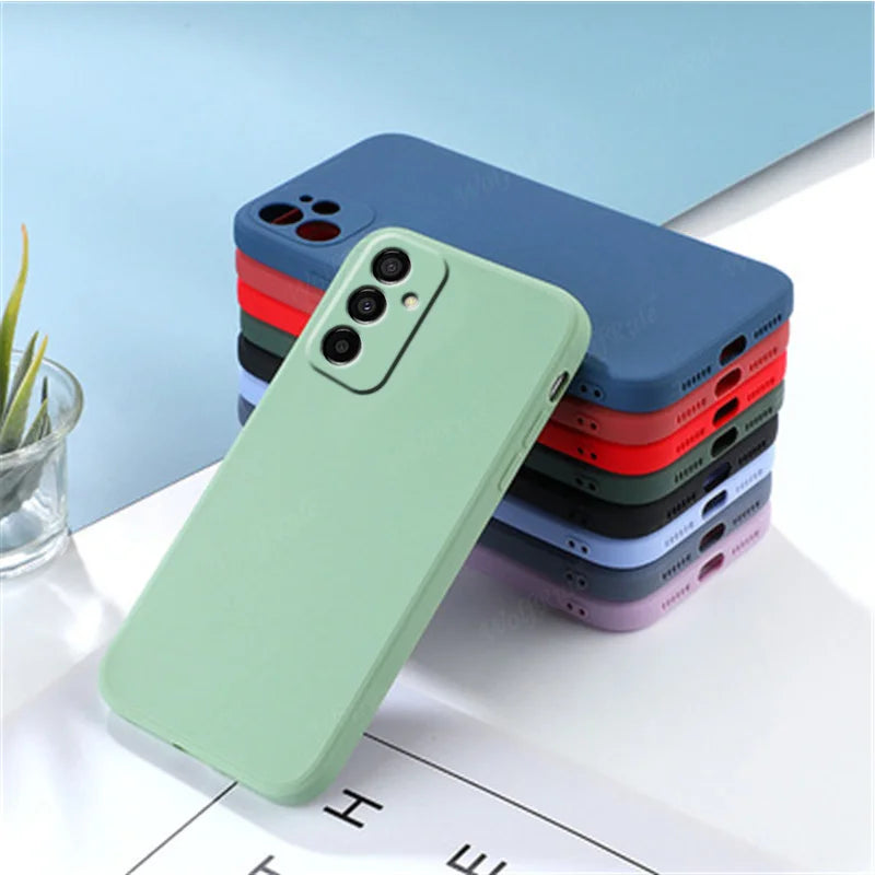 For Samsung A24 Cover Case for Samsung A 24 A24 Capas Shockproof Bumper Original Liquid Silicone Soft Funda Samsung Galaxy A24