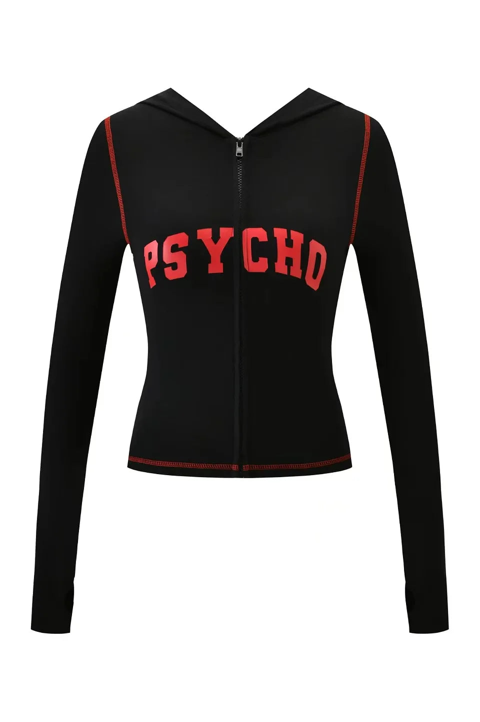 new shoulder letter printed open thread design slim fit hooded zipper short jacket shorts set