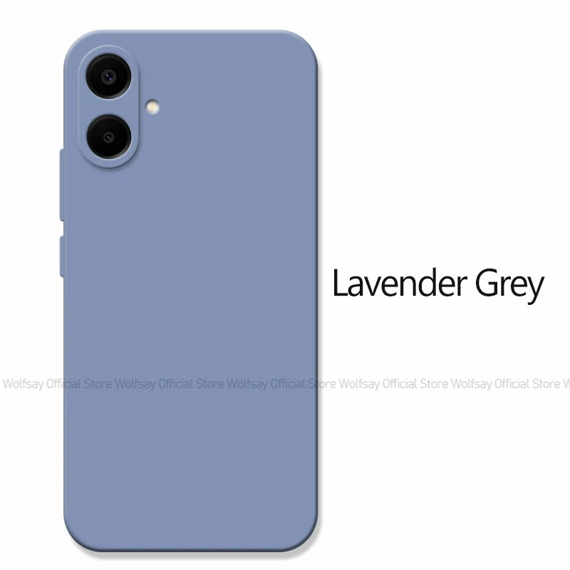 For Samsung Galaxy A06 Case For Samsung Galaxy A06 Cover Funda TPU Shockproof Liquid Silicone Phone Cover For Samsung Galaxy A06