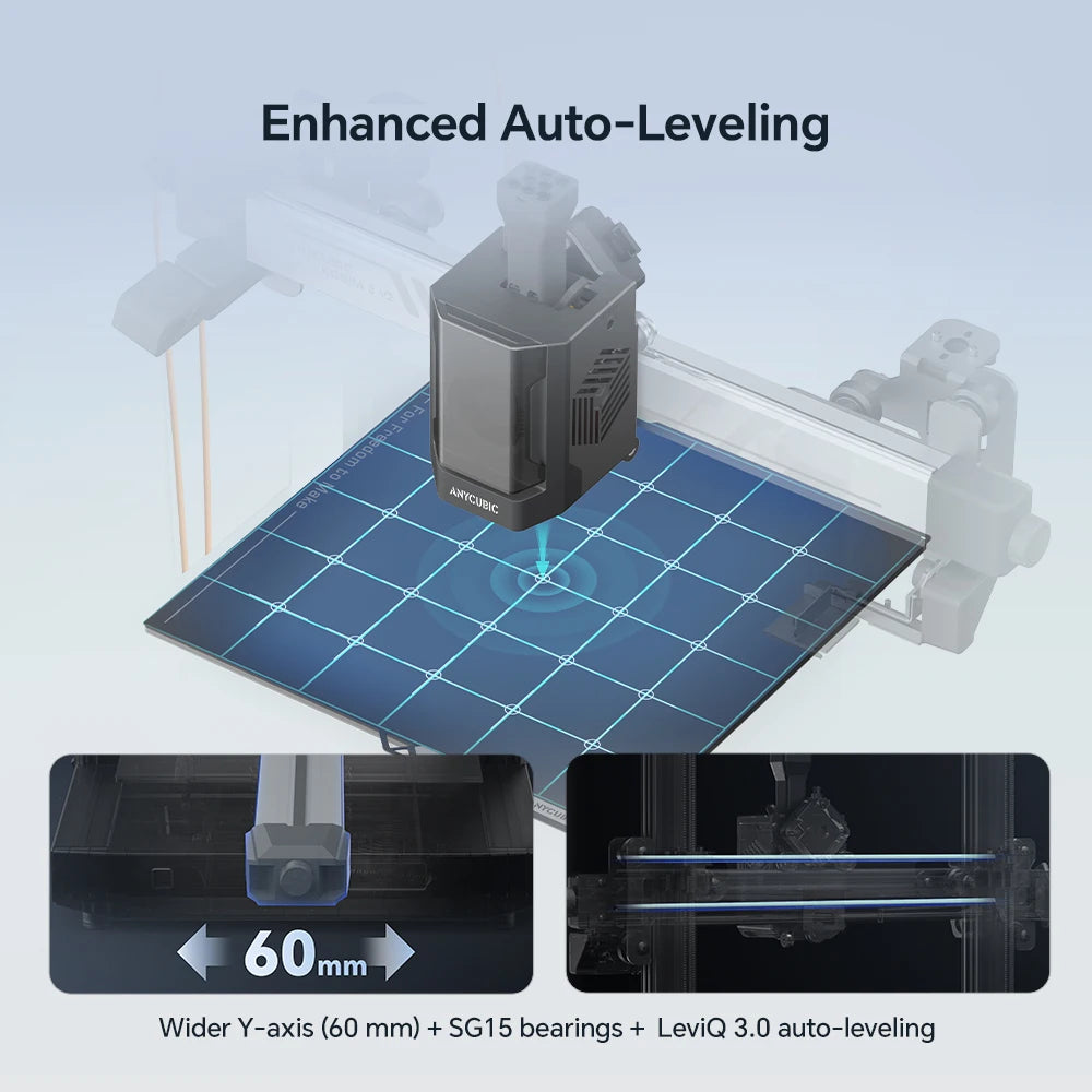 ANYCUBIC Kobra 3 V2 Combo AE Version 3D Printer Large Size Automatic Leveling FDM High Speed Desktop Multi Color 3D Printer