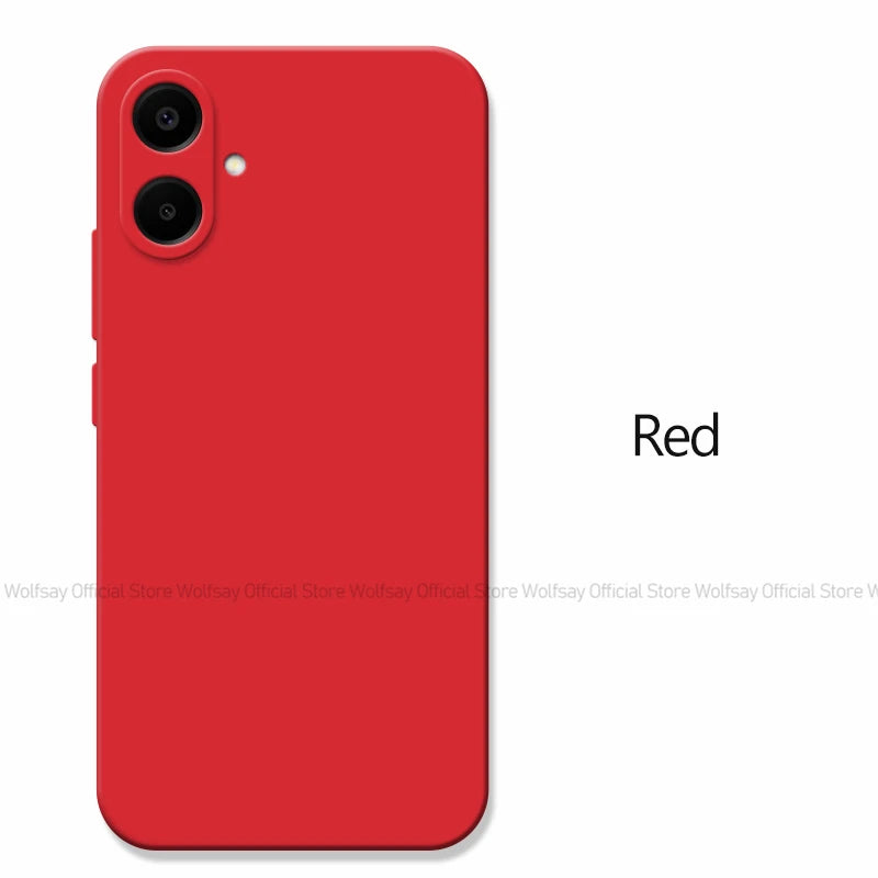 For Samsung Galaxy A06 Case For Samsung Galaxy A06 Cover Funda TPU Shockproof Liquid Silicone Phone Cover For Samsung Galaxy A06