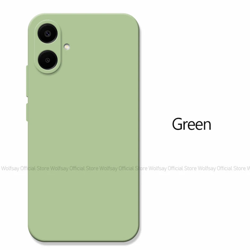 For Samsung Galaxy A06 Case For Samsung Galaxy A06 Cover Funda TPU Shockproof Liquid Silicone Phone Cover For Samsung Galaxy A06