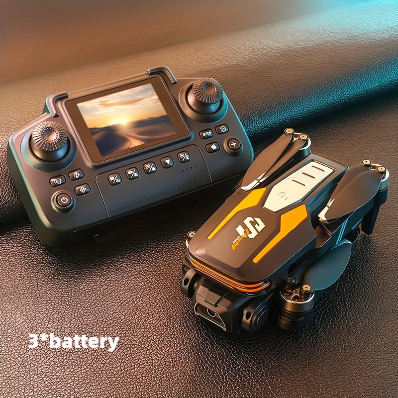 FACEGLE LU80 FPV Drone with Dual & Screen Remote Control, Obstacle Avoidance, One-Click Takeoff/Landing, Brushed Motor RC Quadcopter for flyers, - for outdoor FPV Racing & Camping (Compatible with)