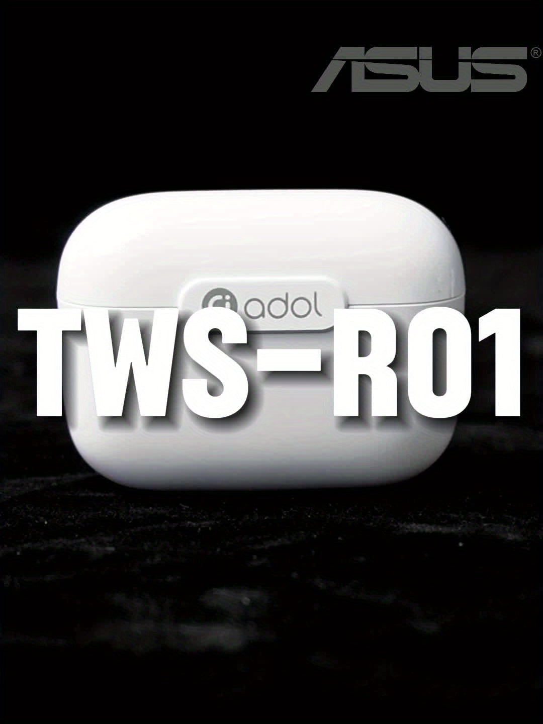 ASUS Wireless In-Ear Earbuds with Touch Controls, Charging Case, And Ear Tips, Built-in Microphone, Touch Switch Function, Suitable for Sports And Gaming.