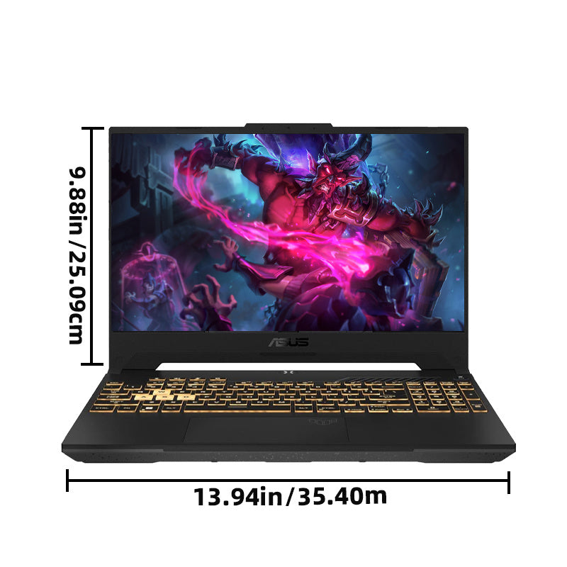 ASUS TUF F15 Gaming Laptop, 15.6" 144Hz FHD IPS Display, Intel Core i7-13620H, NVIDIA GeForce RTX 4070, 64GB DDR5, 4TB SSD, RGB Backlit Keyboard, 720P HD Camera, Wi-Fi 6, Mecha Grey, Windows 11 Pro