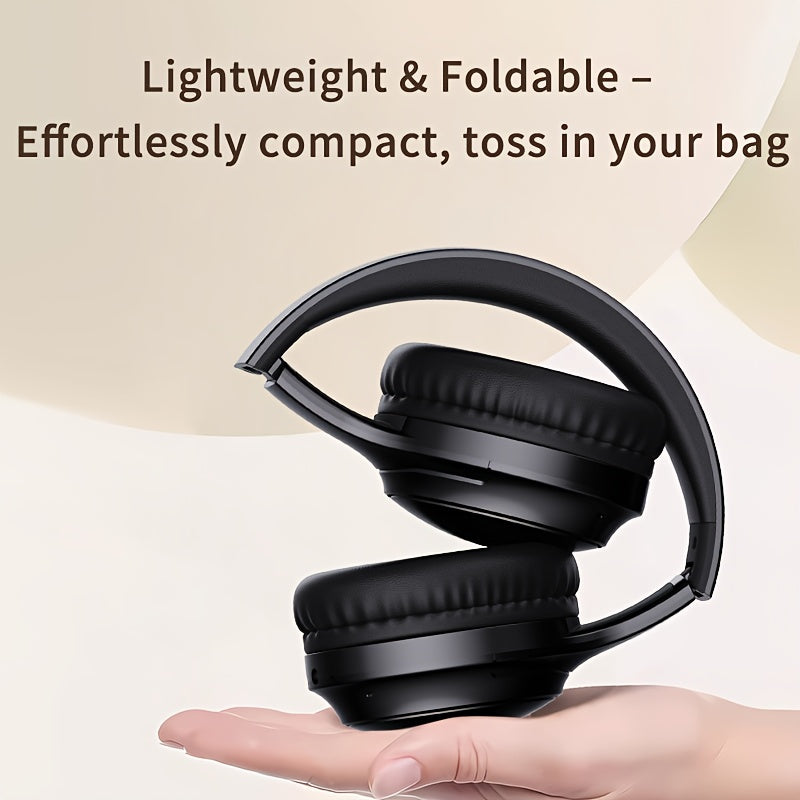 ASUS Active Noise Cancelling Wireless Over-Ear Headphones, Built-in Microphone, Long Battery Life with 1000mAh, Foldable & Adjustable Design, Suitable for Gaming/Music/Movies