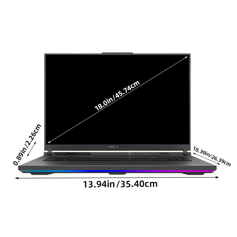 ASUS ROG Strix G18 18 inch 240Hz QHD Gaming Laptop, 14th Gen Intel 24-Core i9 14900HX, 64GB DDR5, 2TB SSD, GeForce RTX 4060, Wi-Fi 6, Windows 11 Home, with 32GB USB Flash Drive