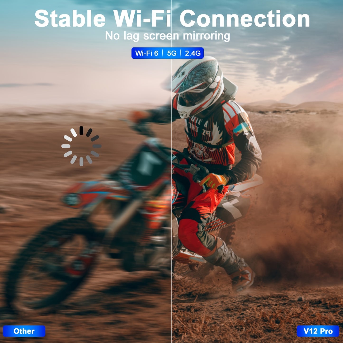 Mini HD Smart Projector 4K Support 1080P Native Electric Focus Android 11, Built-in APP TV, BT Wi-Fi, Compatible with TV Stick/PC/Smartphones/USB, Built-in Speaker, Home Theater Outdoor Movie Office