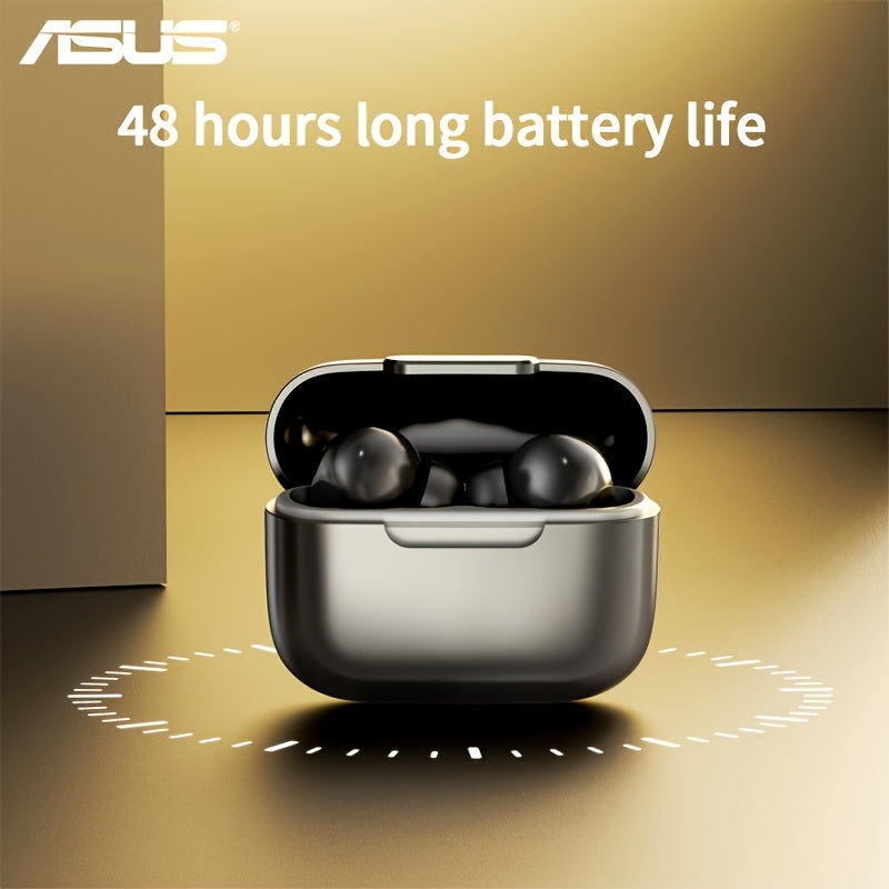 ASUS Wireless In-Ear Earbuds with Touch Controls, Charging Case, And Ear Tips, Built-in Microphone, Touch Switch Function, Suitable for Sports And Gaming.