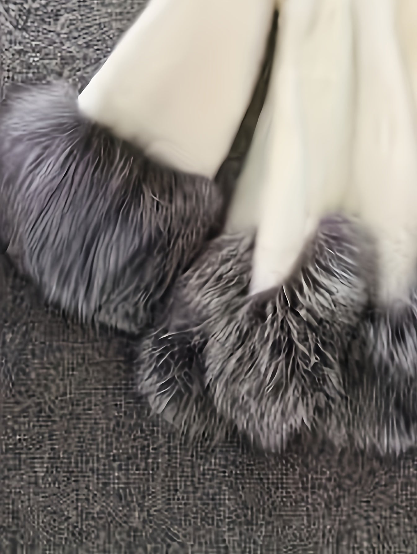 Women's Elegant Coat - Winter Formal & Everyday Outerwear with Hood, Non-Stretchy Structured Fit, Easy-Care Luxury Cold Weather Jacket for Women (Autumn/Winter), Cozy Warm Wear, Faux Fur Lining, Plush Accents