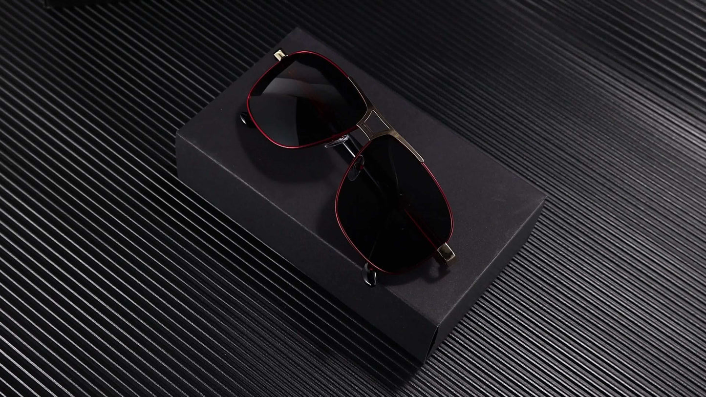 Ideal choice for 2 pairs of couple style gifts - Men's and Women's filter glasses with large frames, daily glasses